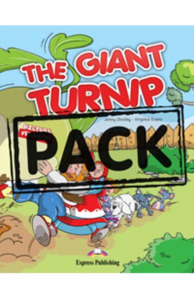 LITERATURA ADAPTATA PT. COPII THE GIANT TURNIP SET CU MULTI-ROM ( CARTE + MULTI-ROM ) 978-1-78098-861-0