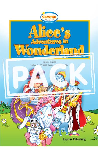 LITERATURA ADAPTATA PT. COPII ALICE S ADVENTURES IN WONDERLAND SET CU MULTIROM ( CARTE + MULTI-ROM ) 978-1-84974-081-4