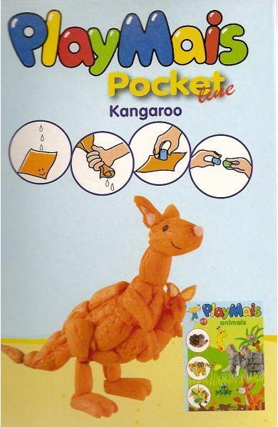 Material de construit şi modelat playmais pochet line kangaroo