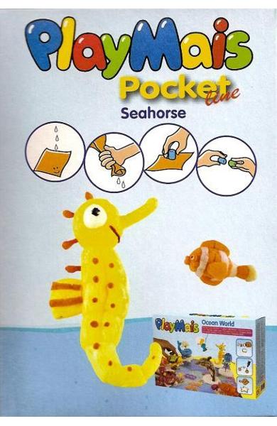 Material de construit şi modelat playmais pochet line seahorse