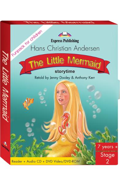 LITERATURA ADAPTATA PT. COPII THE LITTLE MERMAID FUNPACK (CARTE + AUDIO CD + DVD) 978-1-84558-605-8