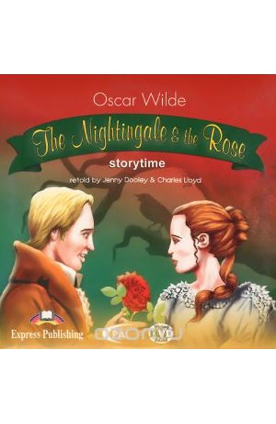 LITERATURA ADAPTATA PT. COPII THE NIGHTINGALE AND THE ROSE DVD ROM 978-1-84466-195-4