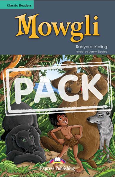 LITERATURA ADAPTATA PT. COPII MOWGLI SET CU AUDIO CD ( CARTE + CD ) 978-1-84679-394-3