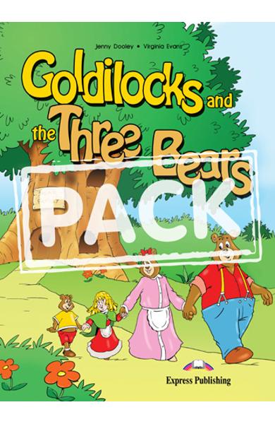 LITERATURA ADAPTATA PT. COPII GOLDILOCKS AND THE THREE BEARS SET CU MULTI-ROM ( CARTE + MULTI-ROM ) 978-1-84974-206-1