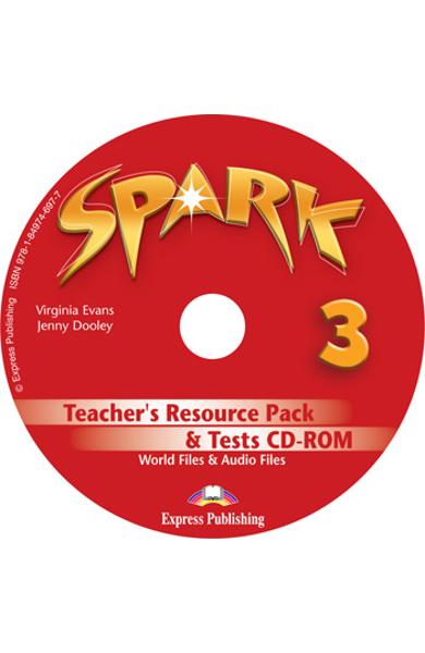 Curs limba engleza Spark 3 Monstertrackers Material aditional pt. profesor si teste CD-ROM 978-1-84974-697-7