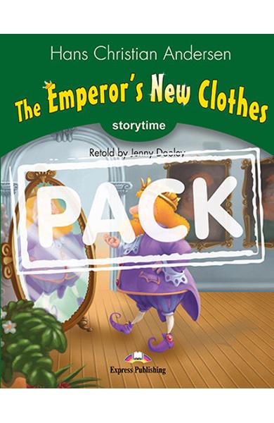 Literatura adaptata pentru copii The Emperor’s New Clothes set cu multi-rom