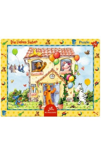 Rama puzzle "La vila cu sapte prieteni"- Cei sapte prieteni 11637