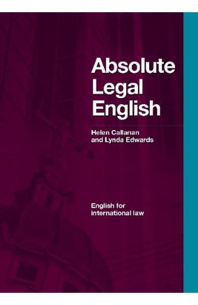 Carte de Metodica Limba Engleza - Absolute Legal English cu CD 