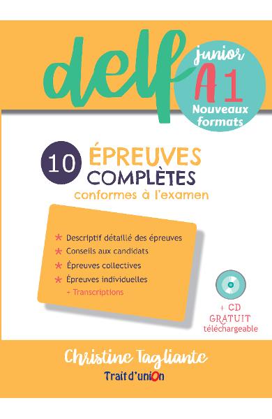 NOUVEAU DELF JUNIOR A1 10 ÉPREUVES COMPLÈTES