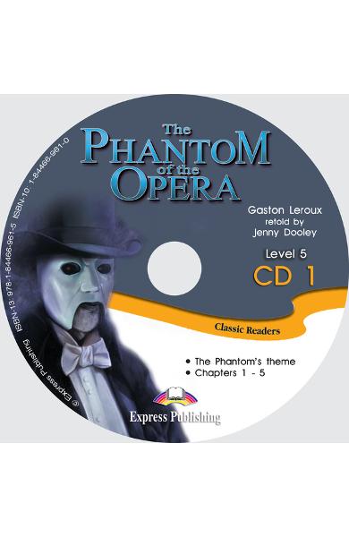 LITERATURA ADAPTATA PT. COPII THE PHANTOM OF THE OPERA SET CU AUDIO CD ( CARTE + AUDIO CD ) 978-1-84466-963-9