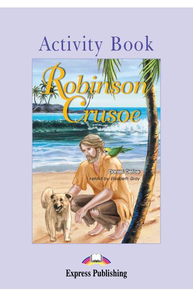 LITERATURA ADAPTATA PT. COPII ROBINSON CRUSOE PACHET ELEV ( CARTE + AUDIO CD + CAIET DE ACTIVITATI ) 978-1-84216-182-1