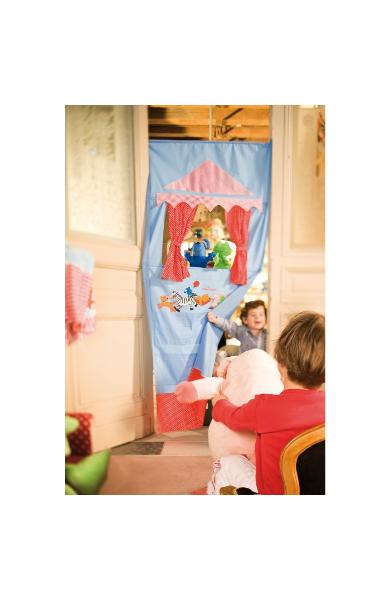 Teatru de papusi pentru usa - "Cei Sapte Prieteni" 